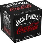 Jack Daniel's - Whiskey & Coke 4-Pack Cans 355ml 0