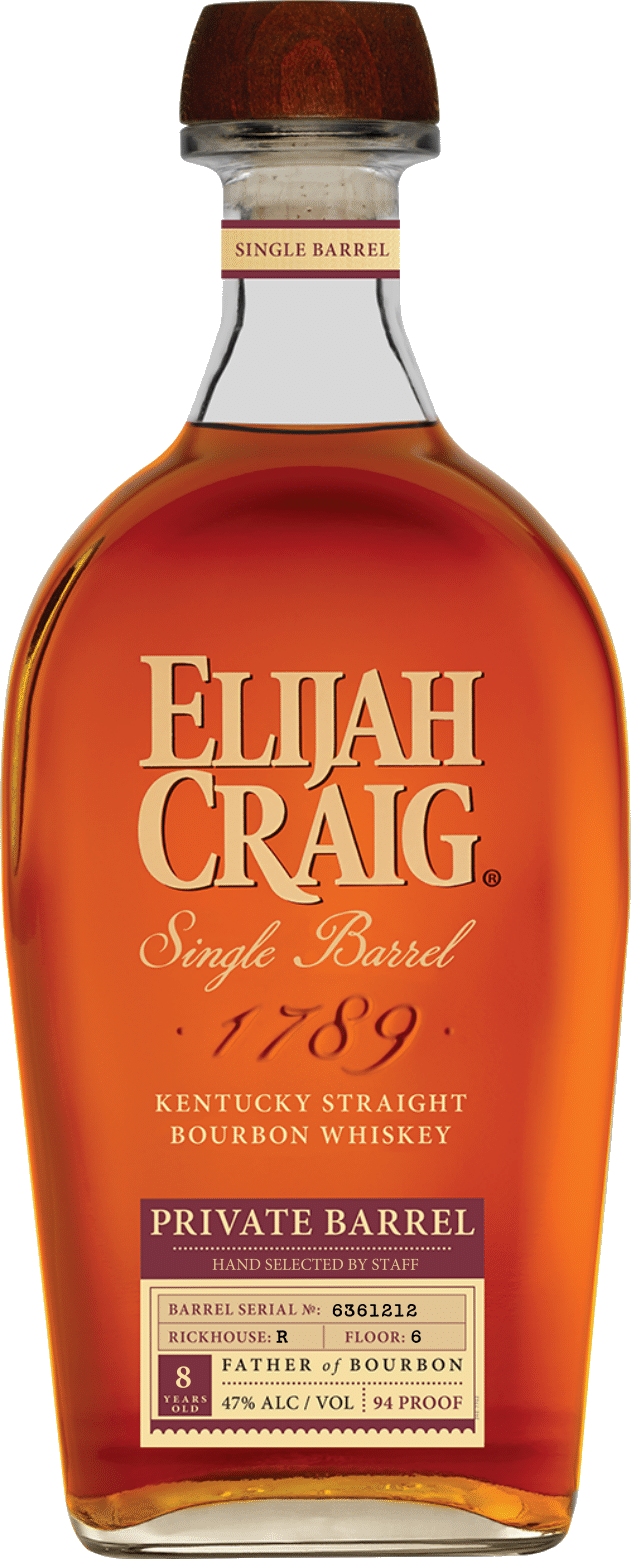 Elijah Craig 8 Years Old Single Barrel Kentucky Straight Bourbon