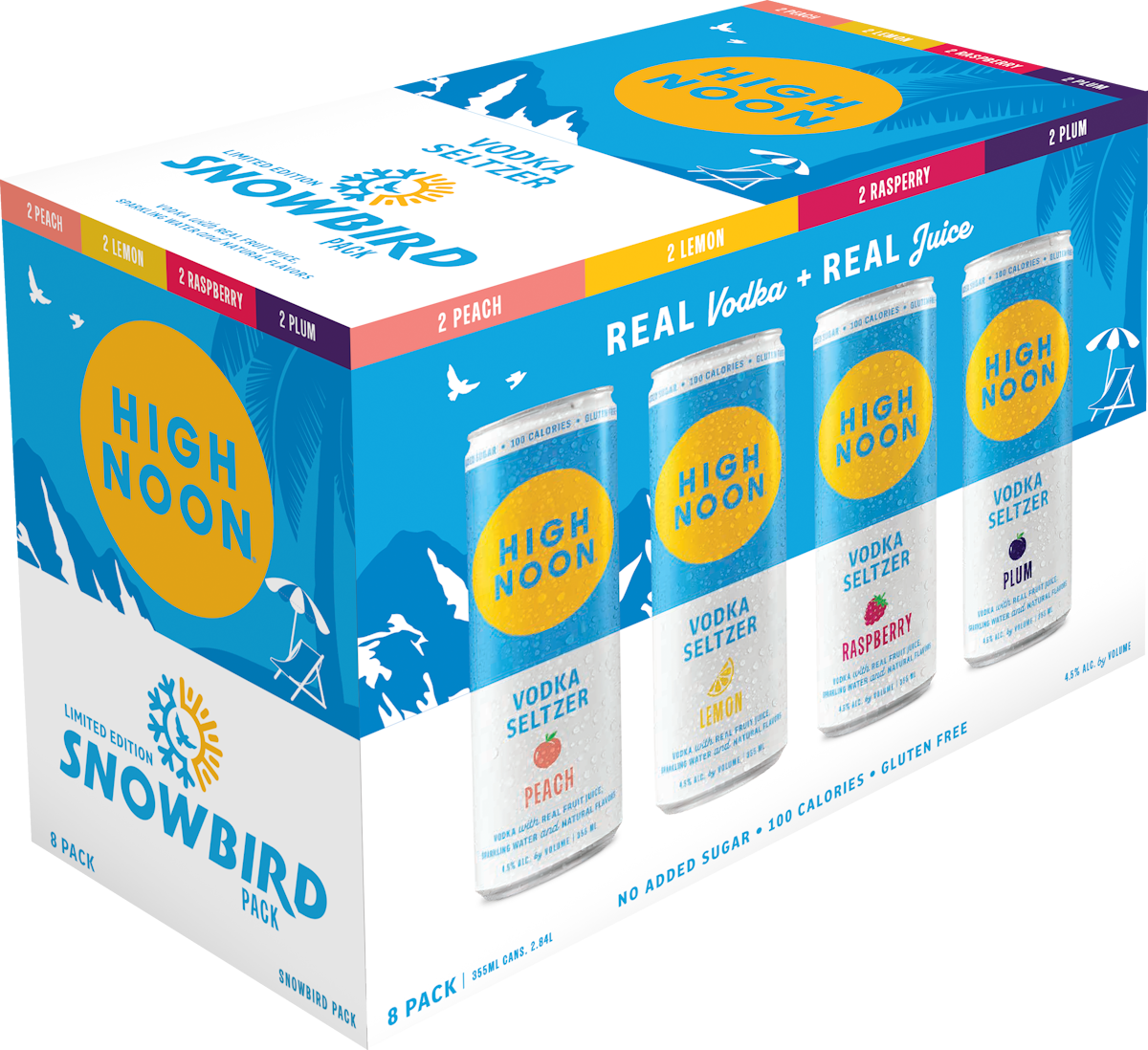 High Noon Snow Bird Variety 8pack Cans 12 oz BottleBargains