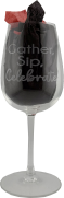 Engraved - Single Wine Glass 17 OZ 0