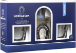Herradura Silver Tequila with Two Rocks Glasses