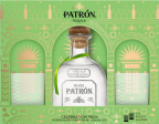 Patron - Silver Tequila Gift Set with 2 Rocks Glasses 0