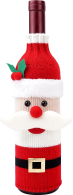 Santa Claus - Knit Bottle Cover 0