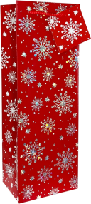 Crimson Snowflake Gift Bag