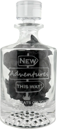 Engraved Round Decanter 850ml 850ml