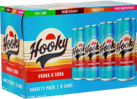 Hooky Vodka Soda Variety 8-Pack 12 oz