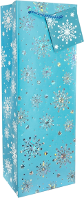Ice Blue Snowflake Gift Bag