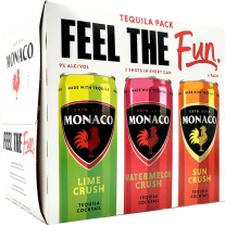 Monaco Feel the Fun Tequila Cocktail Variety 6 Pack 355ml