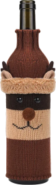 Rudoph the Red-Nosed Reindeer Knit BottleCover