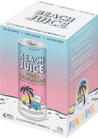 Beach Juice Vodka Lemonade 4 Pack 355ml