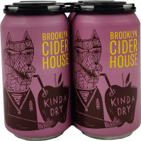 Brooklyn Cider House Kinda Dry Cider 4-Pack Cans 12 oz