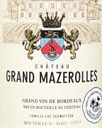 Chateau Grand Mazerolles - Blaye Cotes de Bordeaux Rouge 2020