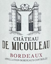 Chateau Micouleau Bordeaux Rouge 2018