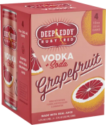 Deep Eddy - Ruby Red Grapefruit Vodka & Soda 4-Pack 355ml