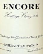 Encore Heritage Vineyards Lodi Cabernet Sauvignon