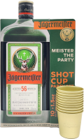 Jagermeister Herbal Liqueur With Shot Cups