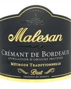 Malesan Brut Cremant de Bordeaux Methode Traditionnelle