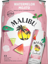 Malibu Watermelon Mojito 4-Pack Cans 355ml
