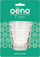 Oeno Shot Glass with Measurements 1.5oz. 1.5oz