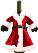 Santa Coat with Arms Bottle Cover - Gift Wrap 0