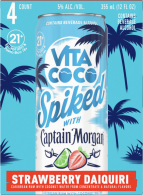 Vita Coco - Spiked With Captain Morgan Strawberry Daiquiri 12 oz